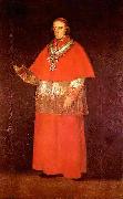 Francisco Jose de Goya Cardinal Luis Maria Borbon y Vallabriga. oil